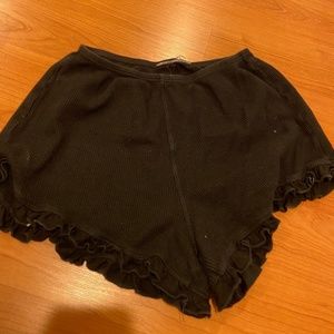 Black Hardtail shorts
